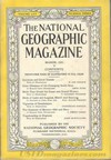 National Geographic March 1934 magazine back issue