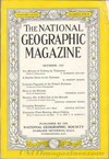 National Geographic October 1937 magazine back issue cover image