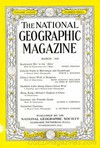 National Geographic March 1938 magazine back issue