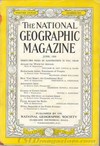 National Geographic June 1938 magazine back issue