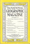 National Geographic September 1939 magazine back issue cover image