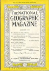 National Geographic January 1944 magazine back issue cover image