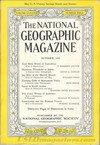National Geographic October 1945 magazine back issue cover image