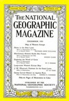 National Geographic December 1950 magazine back issue