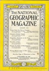 National Geographic August 1951 magazine back issue cover image