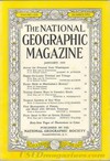 National Geographic January 1953 magazine back issue