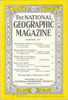 National Geographic February 1953 magazine back issue cover image