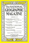 National Geographic February 1955 magazine back issue cover image