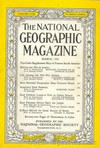 National Geographic March 1955 magazine back issue cover image