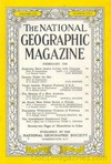 National Geographic February 1956 magazine back issue cover image