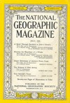 National Geographic July 1956 magazine back issue cover image