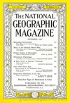National Geographic October 1956 magazine back issue