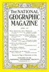 National Geographic April 1957 magazine back issue cover image