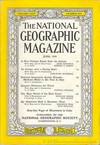 National Geographic June 1958 magazine back issue cover image