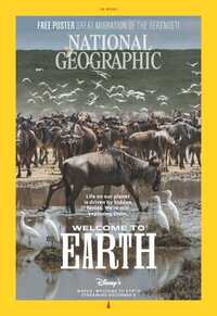 National Geographic December 2021 magazine back issue cover image
