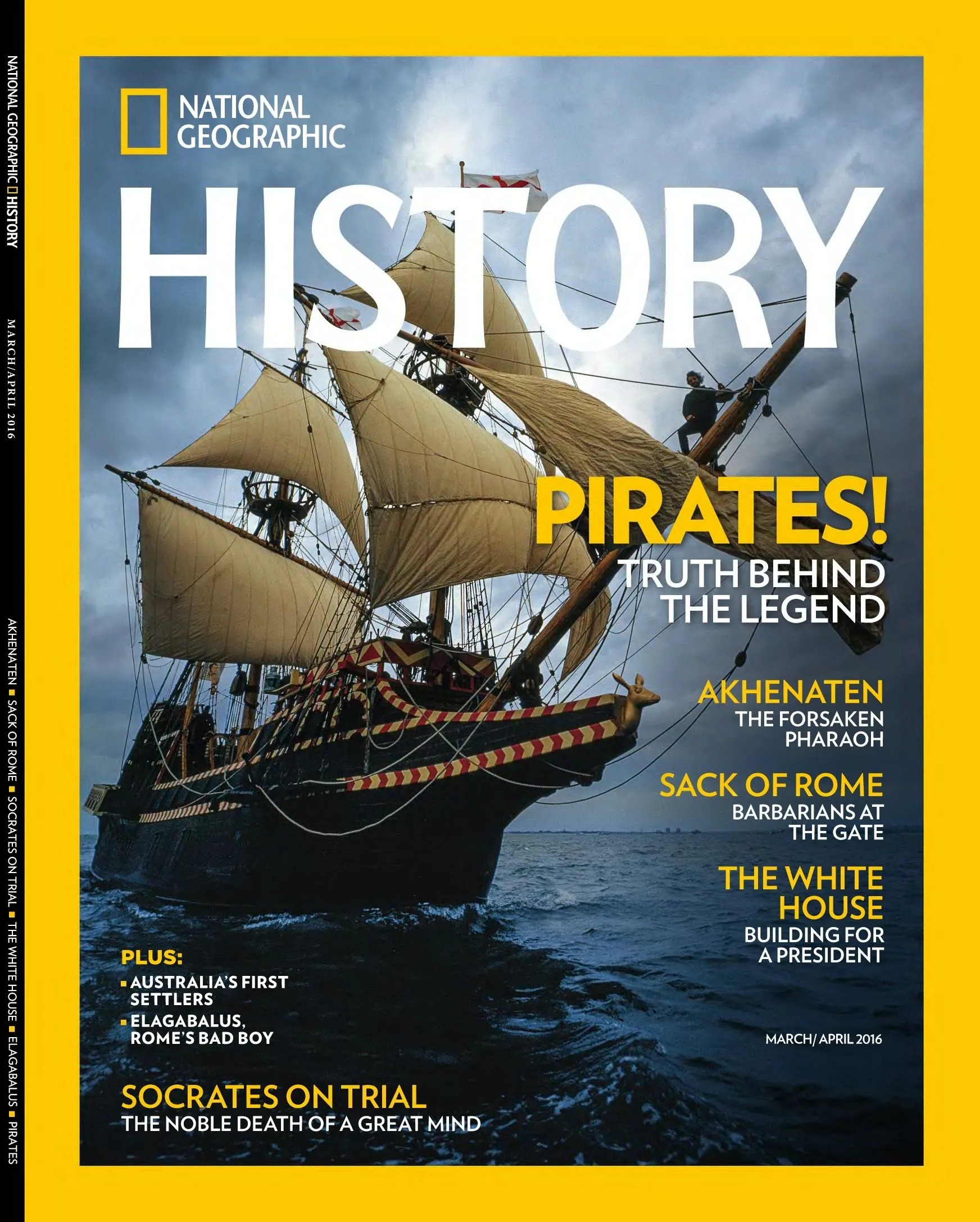 National Geographic History March/April 2016, , Pirates! Truth Be