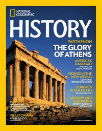 National Geographic History November 2015 magazine back issue cover image