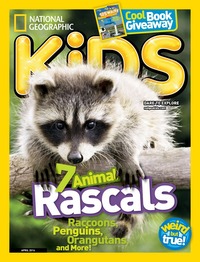 National Geographic Kids April 2016 magazine back issue cover image