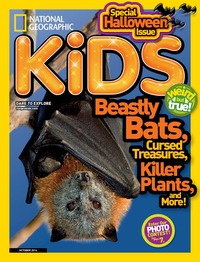 National Geographic Kids October 2016 magazine back issue cover image