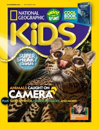 National Geographic Kids September 2018 magazine back issue cover image