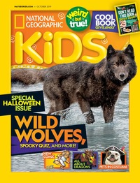 National Geographic Kids October 2019 magazine back issue cover image