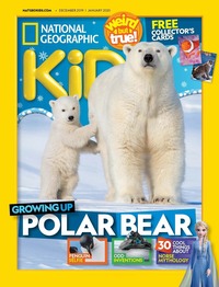 National Geographic Kids December/January 2019 magazine back issue cover image