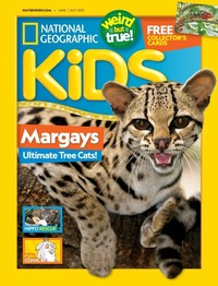 National Geographic Kids June/July 2021 magazine back issue cover image