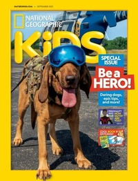 National Geographic Kids September 2021 magazine back issue cover image