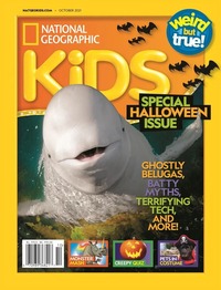 National Geographic Kids October 2021 magazine back issue cover image