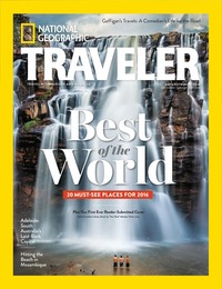 National Geographic Traveler December/January 2015 magazine back issue cover image