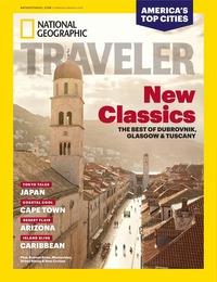 National Geographic Traveler February/March 2018 magazine back issue cover image