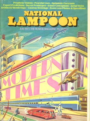 National Lampoon July 1973 magazine back issue National Lampoon magizine back copy 