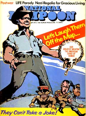 National Lampoon September 1973, , Postwar Life Parody Nazi Regalia For Gracious Living