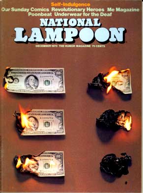 National Lampoon December 1973 magazine back issue National Lampoon magizine back copy 