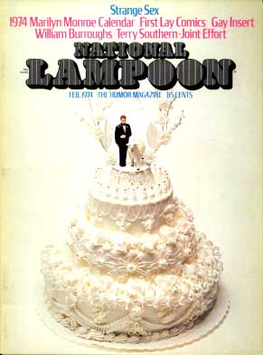 National Lampoon February 1974 magazine back issue National Lampoon magizine back copy 
