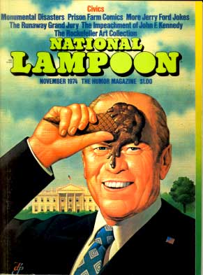 National Lampoon November 1974 magazine back issue National Lampoon magizine back copy 