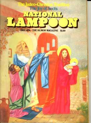 National Lampoon December 1974 magazine back issue National Lampoon magizine back copy 
