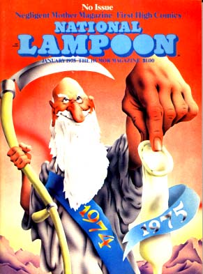 National Lampoon January 1975 magazine back issue National Lampoon magizine back copy 