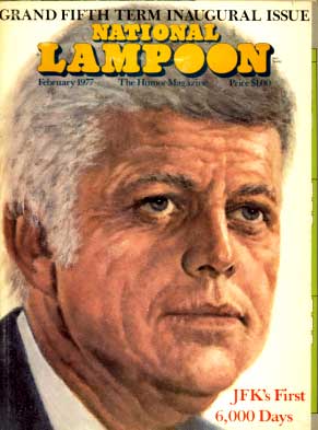 National Lampoon February 1977 magazine back issue National Lampoon magizine back copy 