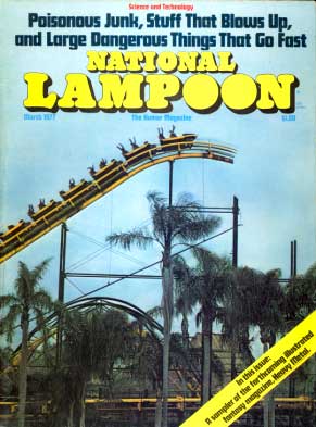 National Lampoon March 1977 magazine back issue National Lampoon magizine back copy 