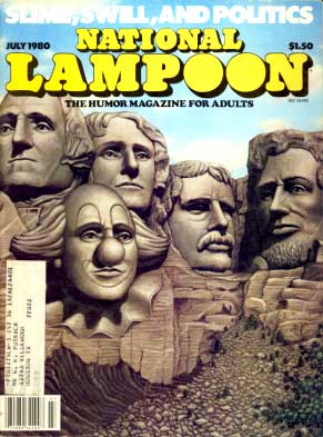 National Lampoon July 1980 magazine back issue National Lampoon magizine back copy 