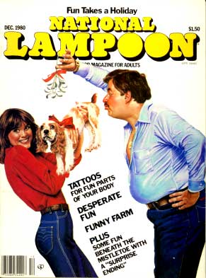 National Lampoon December 1980 magazine back issue National Lampoon magizine back copy 