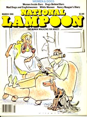 National Lampoon March 1981 magazine back issue National Lampoon magizine back copy 