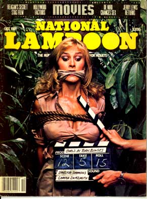 National Lampoon October 1981 magazine back issue National Lampoon magizine back copy 