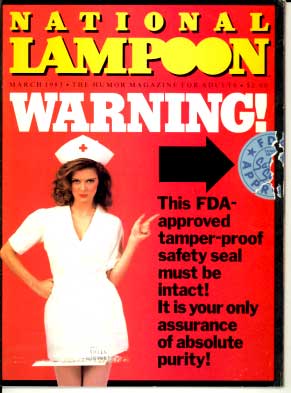 National Lampoon March 1983 magazine back issue National Lampoon magizine back copy 