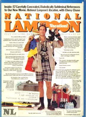 National Lampoon July 1983 magazine back issue National Lampoon magizine back copy 