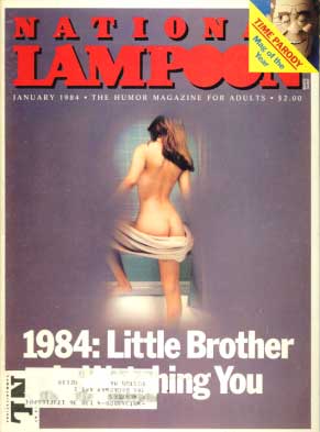National Lampoon January 1984 magazine back issue National Lampoon magizine back copy 