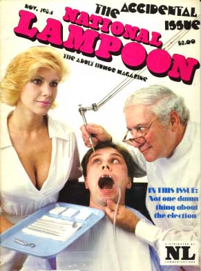 National Lampoon November 1984 magazine back issue National Lampoon magizine back copy 