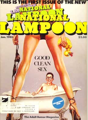 National Lampoon January 1985 magazine back issue National Lampoon magizine back copy 
