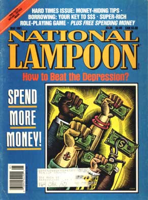 National Lampoon May 1991 magazine back issue National Lampoon magizine back copy 